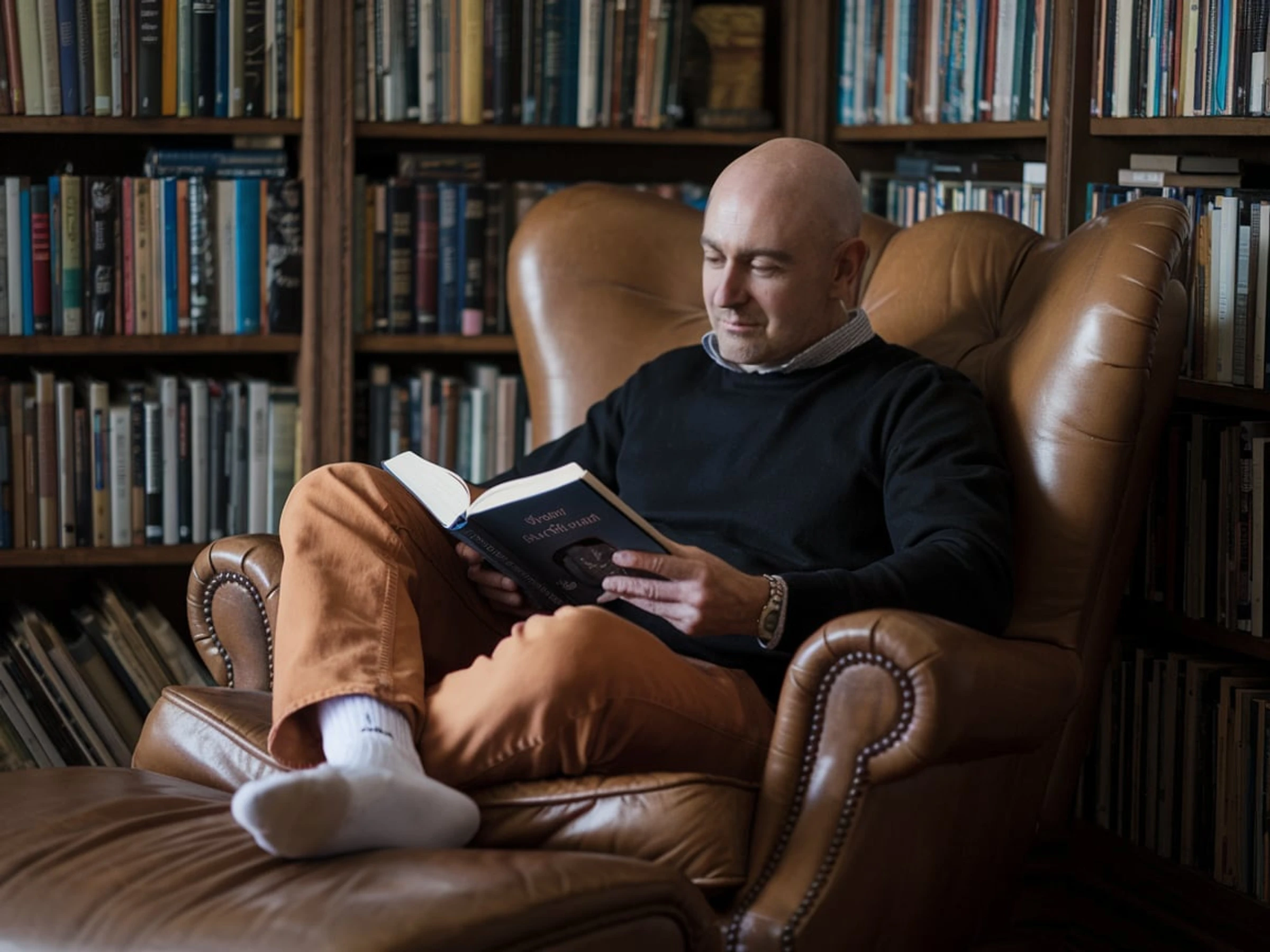 Man In Library 02 Dax Ins